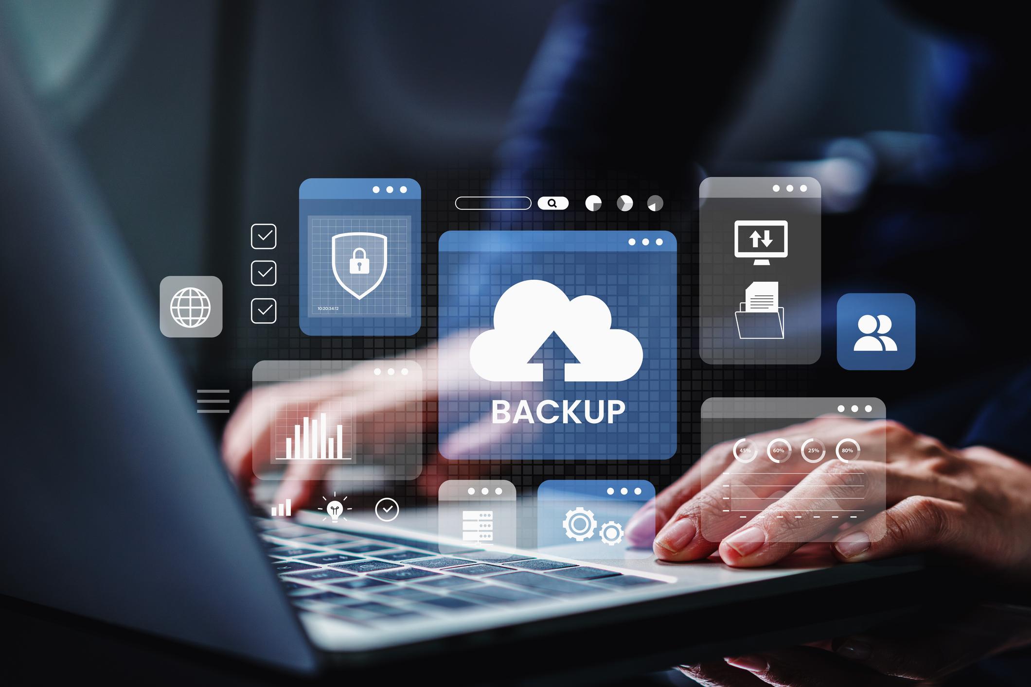 Infraestrutura de backup e servidores para proteção de dados corporativos