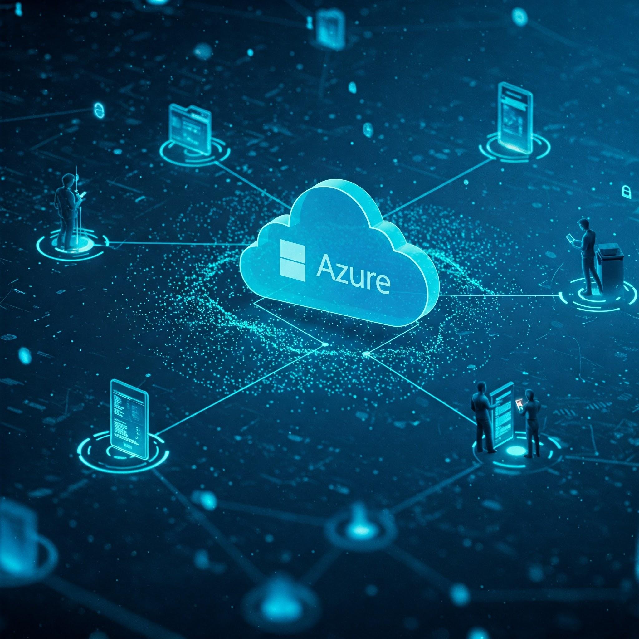 Console do Microsoft Azure para gerenciamento de recursos de nuvem de empresas no Brasil