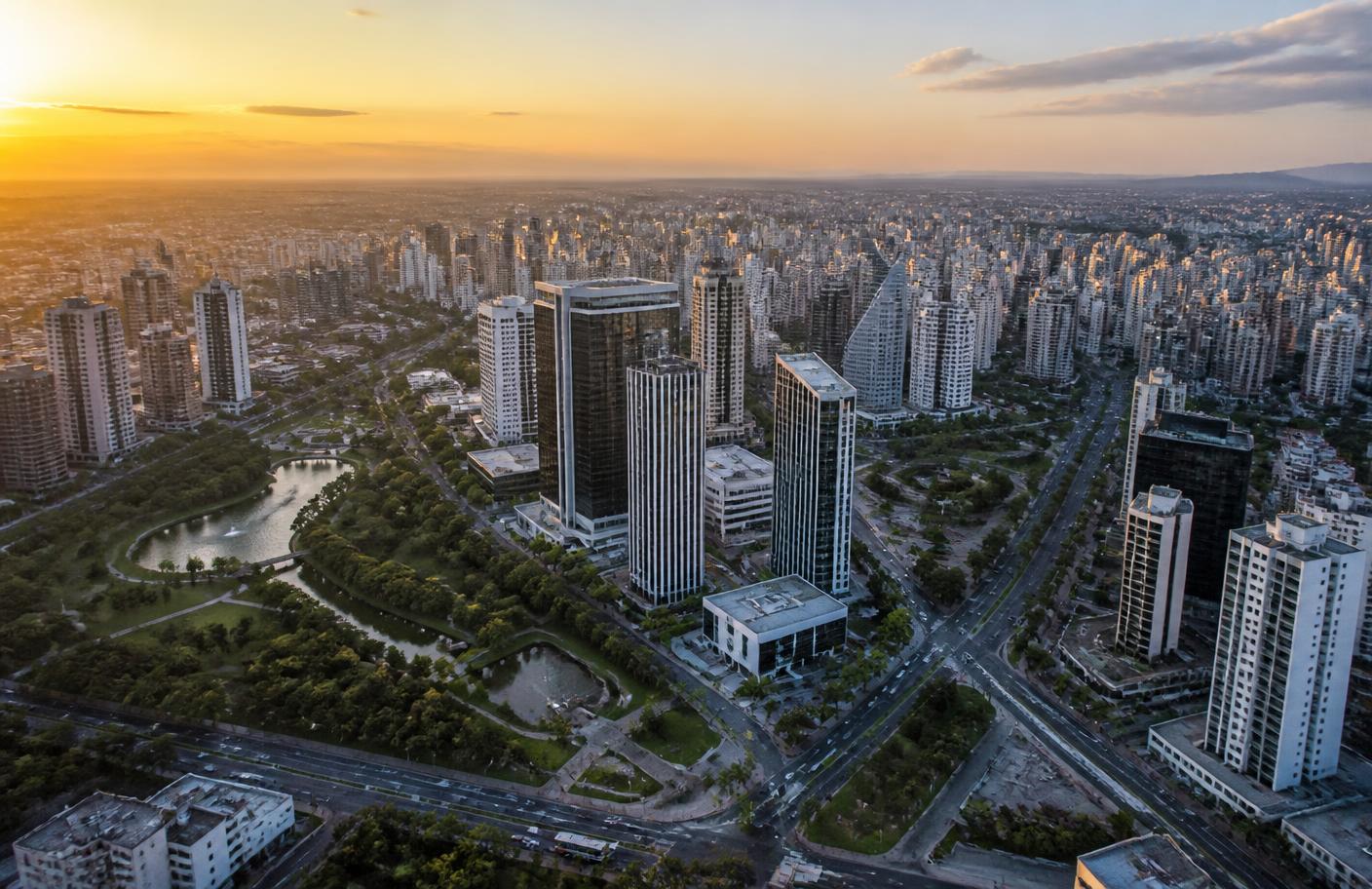 Sede de empresa em Curitiba com infraestrutura de rede Wi-Fi corporativa